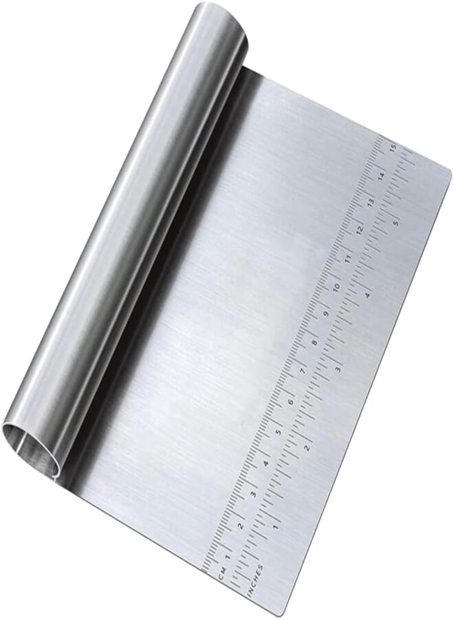 Fresh Fresh Stainless All Purpose Cutter Dough Cutter - Cream Straightener - Cake Cutter - Baking Cutter - Round Hand 6 Inch Shapes 