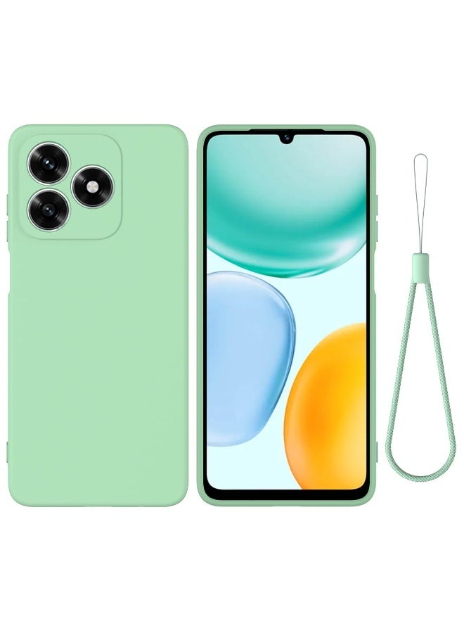 general Silicone Case Compatible with Honor X5c/X5c Plus, Soft-Touch, Shockproof, DustProof, Antiskid Full Body Protection Phone Cover with Lanyard - Image 1