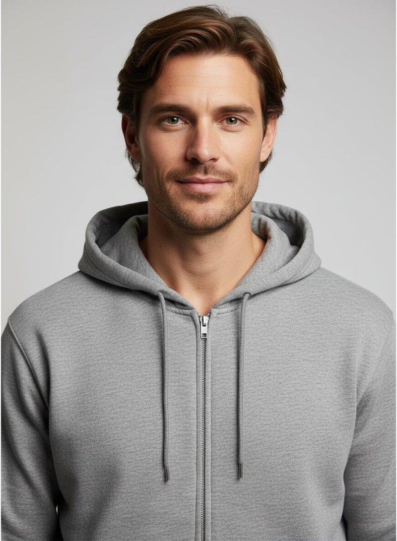 Hanes CW Fleece ZipHood - Image 1