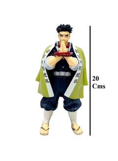 Trunkin Trunkin Demon Slayer Gyomei Himejima Action Figure The Stone Hashira Figurine Standie Collectible Figure Manga Weeb, 3.94 Inch, 10 cm  - Image 3