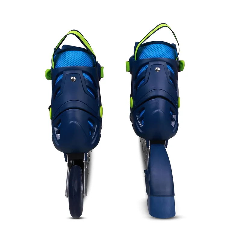Nivia  Nivia Pro 90 Adjustable Inline Skates for Kids - Blue/Green  | Best Price UAE