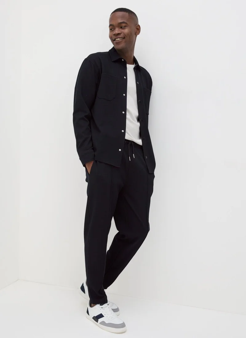 Matalan Black Tapered Jogging Bottoms