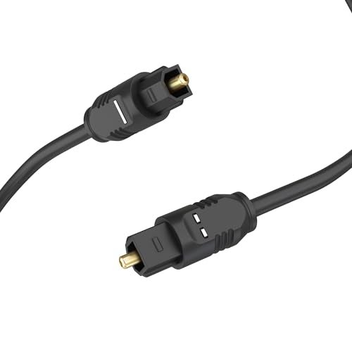 Cmple - Optical Audio Cable 6 ft Toslink Cable Slim Fiber Optic Cable Gold Plated Slim Optical Cord Digital S/PDIF Audio for Soundbar, AV Receivers, TV Sound Bar, Game Console - Image 5