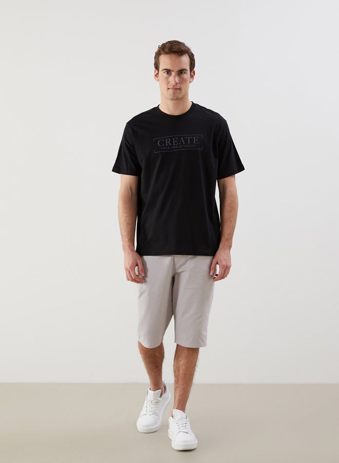 LC WAIKIKI Crew Neck Printed Jersey Men's T-Shirt - Image 2