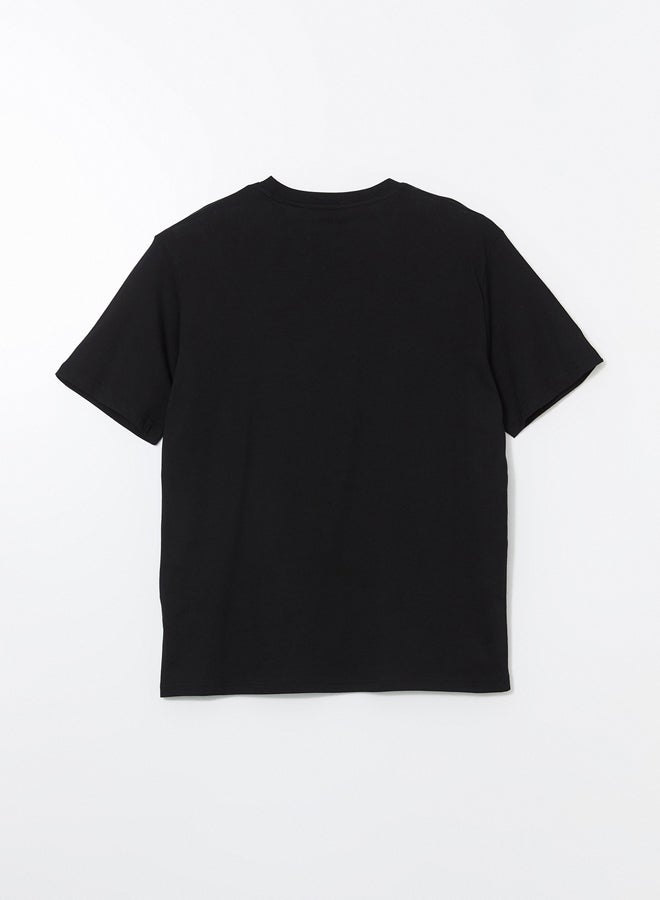 LC WAIKIKI Crew Neck Printed Jersey Men's T-Shirt - Image 4