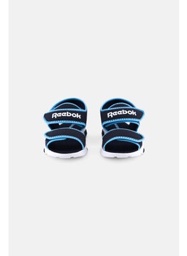 Reebok Kids Boys Wave Glider III Velcro Closure Outdoor Sandals, Black  - Image 4