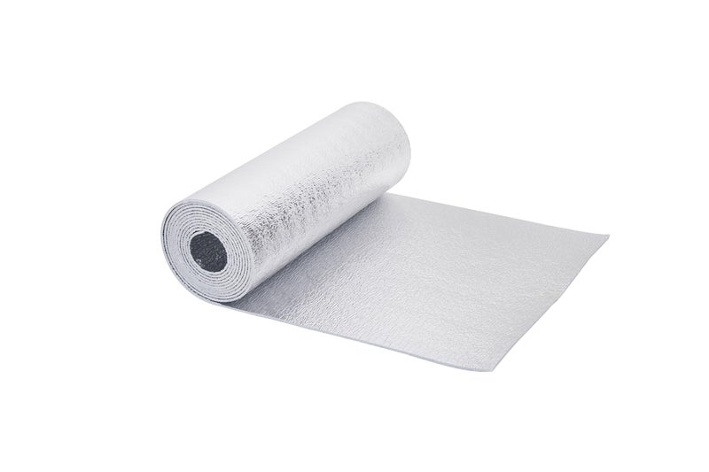 INSULATION MARKETPLACE سوق العزل SmartSHIELD -3mm 24inx10Ft لفافة عزل عاكسة، حاجز إشعاعي من رغوة، درع عزل حراري - رقائق هندسية - Image 4