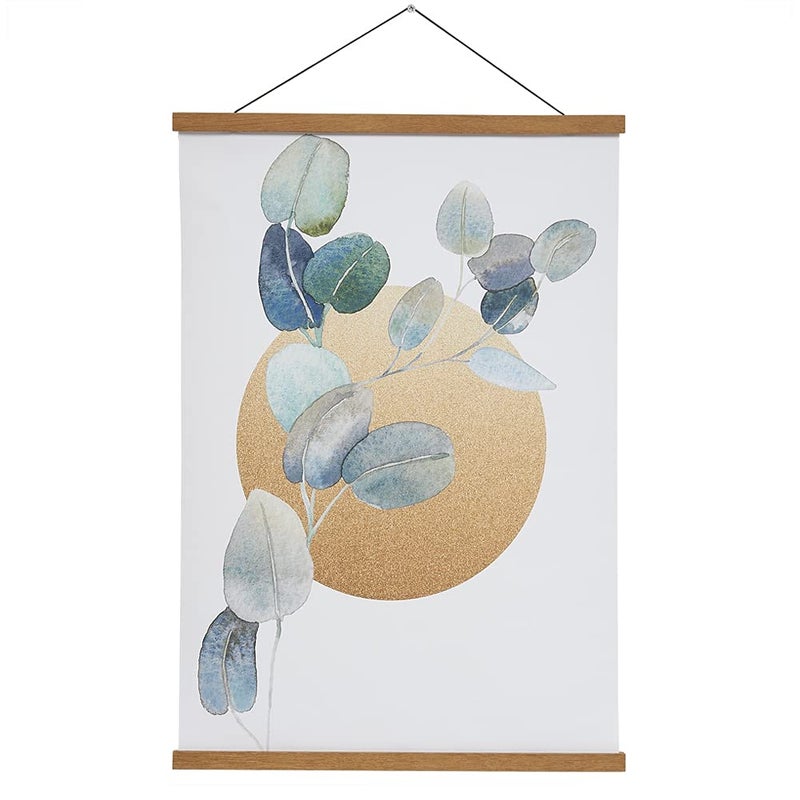 SweeHome SweeHome Poster Hanger  18 Inch Magnetic Frame for 10x18 12x18 18x24 Pictures Photos Maps Canvas Artwork and Scrolls Natural 