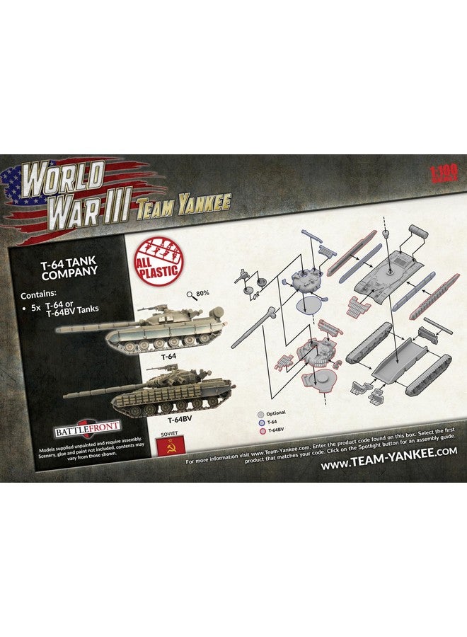 Team Yankee Team Yankee World War III Soviet T-64 Tank Company - Image 2