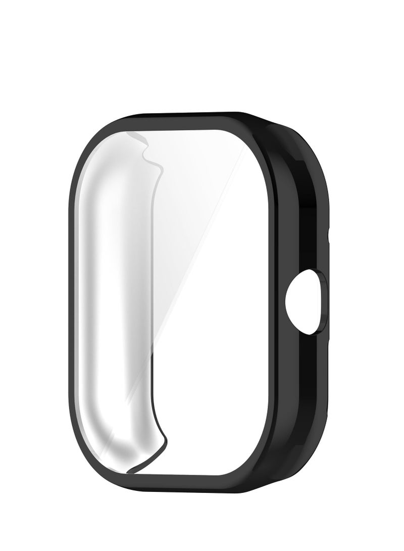 Case Compatible with RedMi Watch 4 Smartwatch with TPU Protective Cases (Black) - Image 2