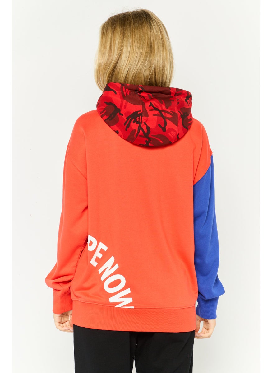 Women Hood Neck Graphic Print Hoodie, Red - pzsku/ZBEB65A8C4CA9ECCC3357Z/45/_/1737642554/ad60db91-5114-44cc-b2b4-02b5e5f61289