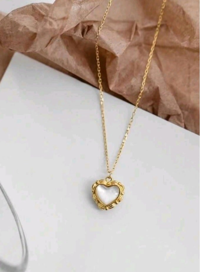 Attractives Trendy Stainless Steel Gold Plated Necklace For Women - Image 5