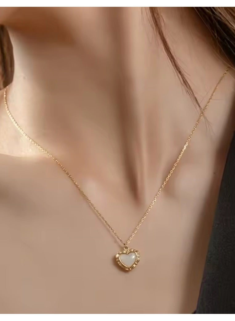 Attractives Trendy Stainless Steel Gold Plated Necklace For Women - Image 1