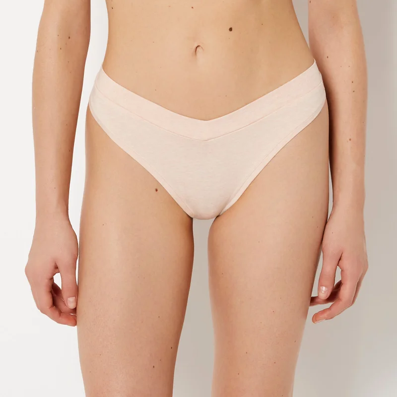لا سينزا La Senza Wide Waist Cotton Thong