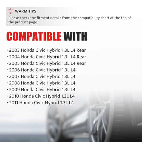 NPAUTO مجموعة حزمة ملف الإشعال من 4 قطع تناسب هوندا سيفيك هايبرد 1.3 لتر 2003 2004 2005 2006 2007 2008 2009 2010 2011، UF374 30521-pwa-003 C1408 - Image 3