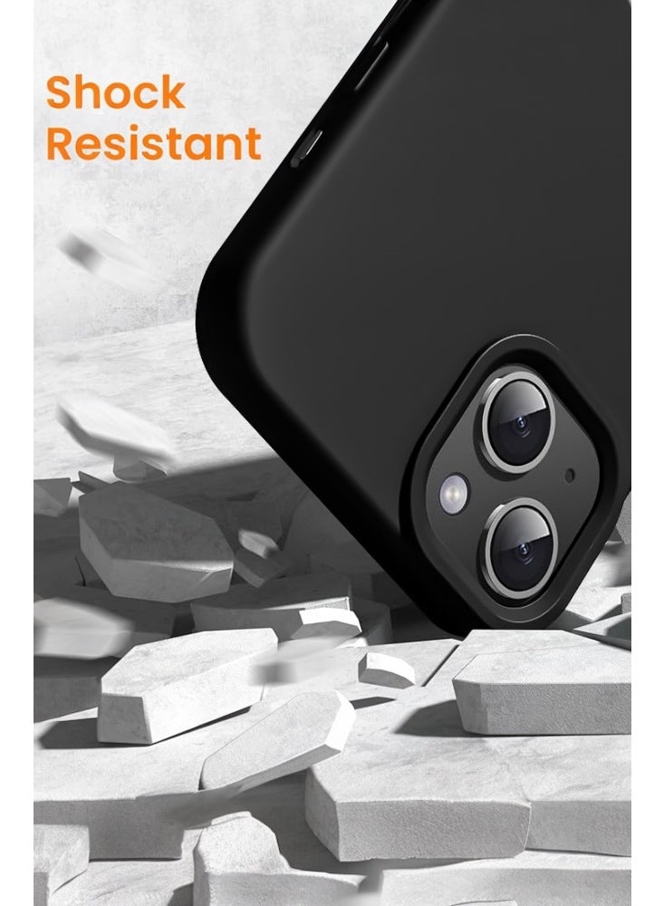 ريتي غطاء سيليكون لآيفون 15 – تصميم أنيق بجودة فائقة، ملمس ناعم احترافي، مقاوم للصدمات، حماية كاملة مع بطانة فاخرة من الألياف الدقيقة - Image 4