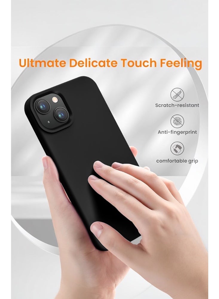 ريتي غطاء سيليكون لآيفون 15 – تصميم أنيق بجودة فائقة، ملمس ناعم احترافي، مقاوم للصدمات، حماية كاملة مع بطانة فاخرة من الألياف الدقيقة - Image 3