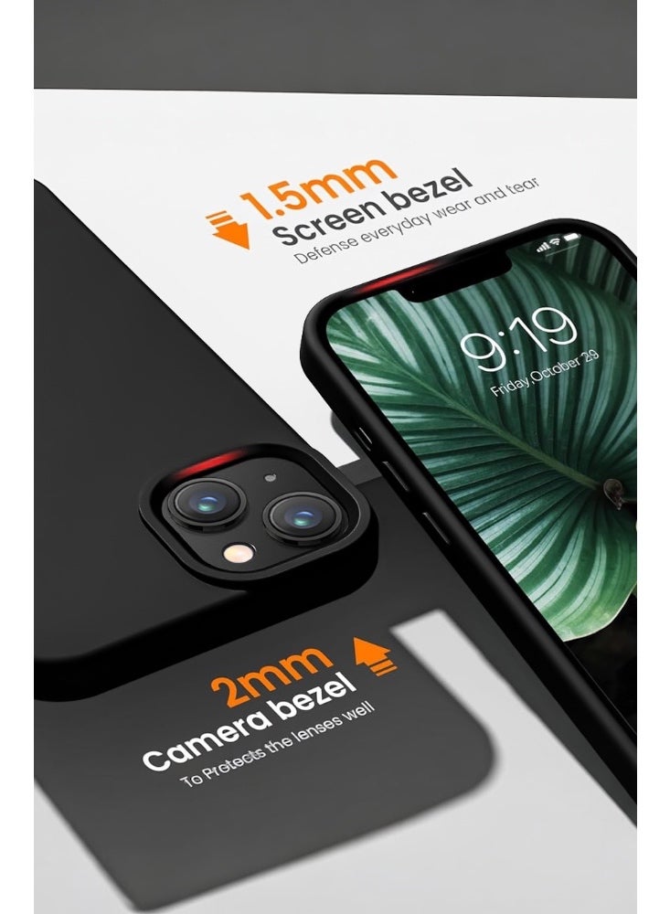 ريتي غطاء سيليكون لآيفون 15 – تصميم أنيق بجودة فائقة، ملمس ناعم احترافي، مقاوم للصدمات، حماية كاملة مع بطانة فاخرة من الألياف الدقيقة - Image 2