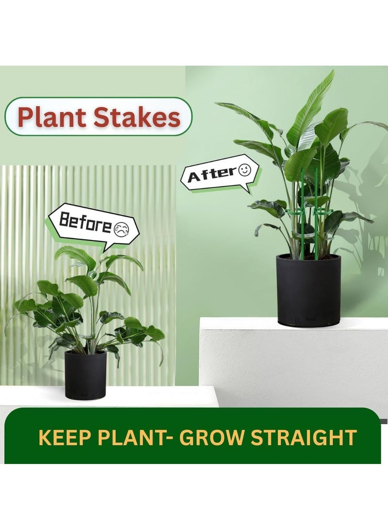 Generic Plant Support Stick 270 CM – Extra Long, 20 MM Thick Metal Core with PVC Coating, Premium-Quality Garden Stake for Tall Plants, Vines & Climbing Vegetables, Pack of 5, Indoor & Outdoor Use  - Image 4
