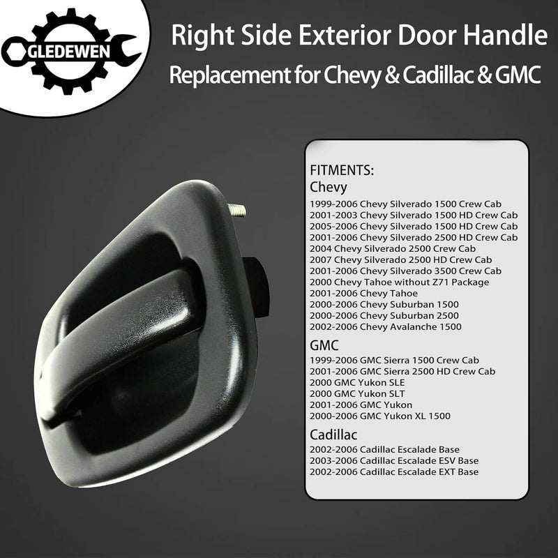 Gledewen Exterior Door Handle for Chevy & GMC - Image 2