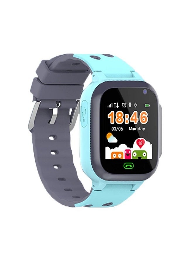Nabi - Kids Smart Watch With Calling Feature Support SIM Card  Waterproof Watch Phone for Children Kid Student One Button Speed Dial Voice Call Chat HD Touch Screen Offers Security Positioning Watch Blue - Image 1