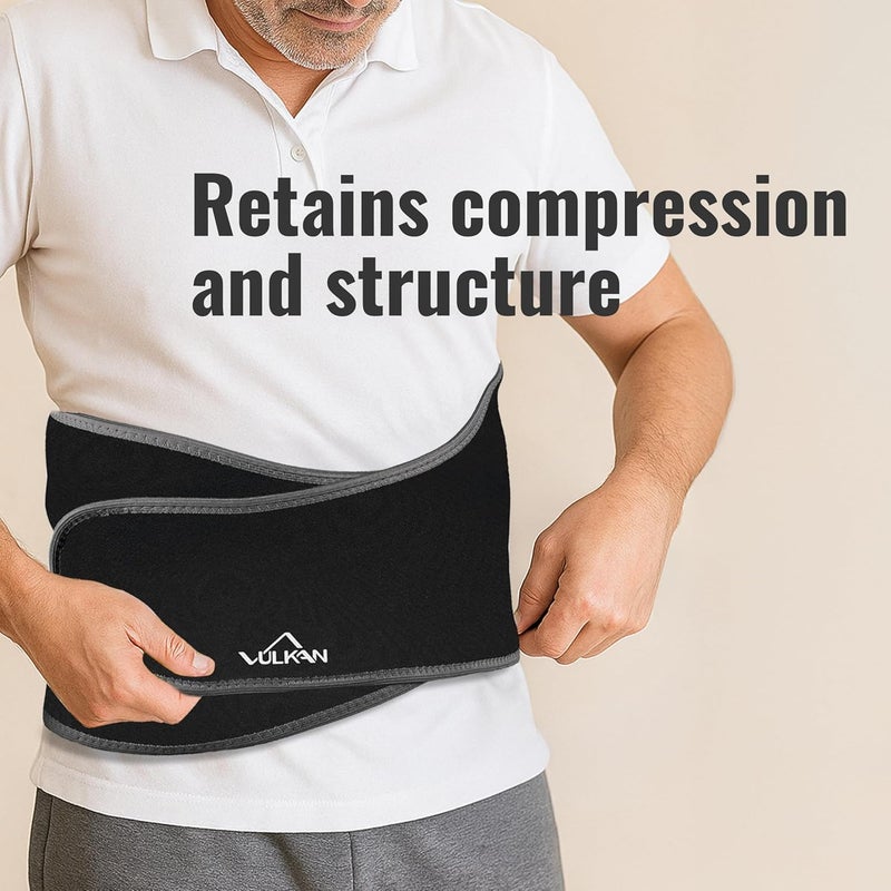 VULKAN Classic Back Support Belt Adjustable Lumbar Brace for Lower Back Pain Relief Sciatica and Posture Correction 1 Size Back Support for Men and Women Durable and Comfortable Fit - Image 5