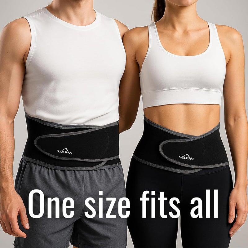 VULKAN Classic Back Support Belt Adjustable Lumbar Brace for Lower Back Pain Relief Sciatica and Posture Correction 1 Size Back Support for Men and Women Durable and Comfortable Fit - Image 2