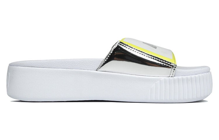 PUMA (WMNS) PUMA Platform Slide TZ 'White Silver' - Image 2
