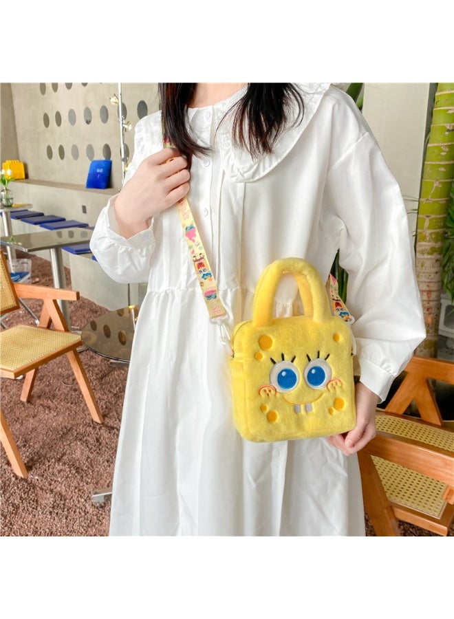 General Plush cartoon small square bag hand-held crossbody toy bag  - Image 1