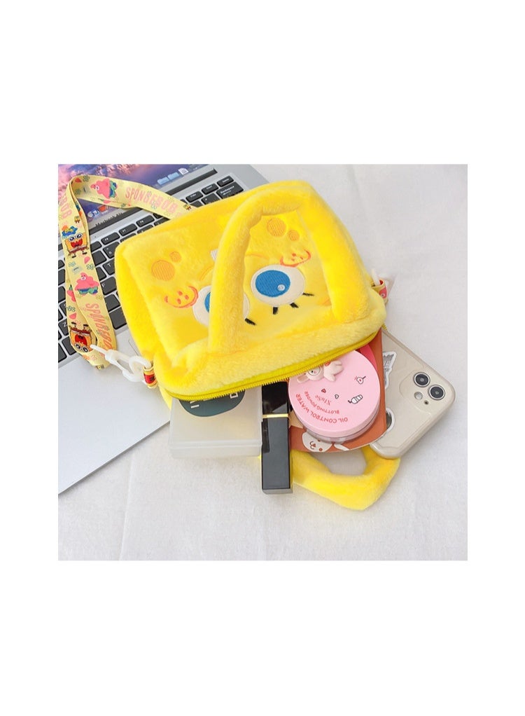 General Plush cartoon small square bag hand-held crossbody toy bag  - Image 5