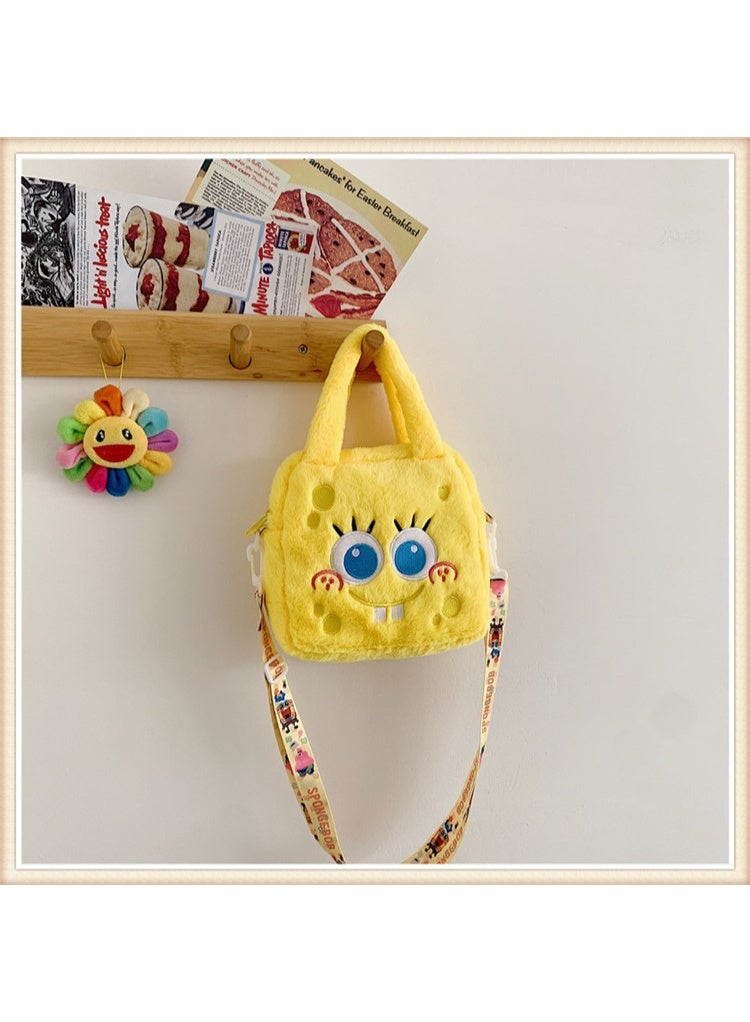 General Plush cartoon small square bag hand-held crossbody toy bag  - Image 4