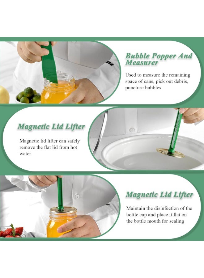 Canning Supplies Essentials Boxed Set, Canning Supplies Starter Kit, 6 Piece Set Included Canning Jar Lifter Canning Funnel Bubble Popper And Measurer Magnetic Lid Lifter Jar Wrench kitchen Tongs - Image 5