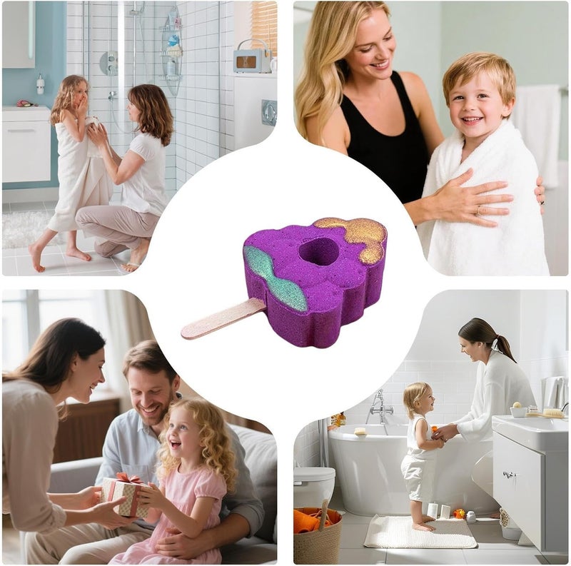 Bath Balls for Women, Aromatic, Organic and – Fruit and Salt Effervescent Bath Balls for Girls – Birthday Gift Mother's Day Children Women Mother Girlfriend and - Image 4