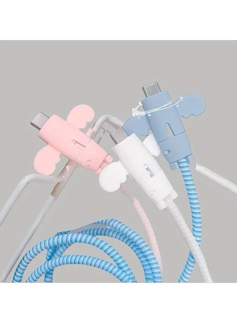 Goolsky [Popular Choice] 10pcs USB Data Cable Protective Cover Universal for Mobile Phone Data Cable - Image 3