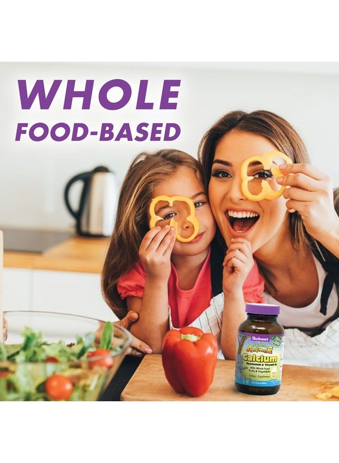 BlueBonnet Super Earth Rainforest Animalz Calcium Magnesium And Vitamin D3 Chews, Natural Vanilla Frosting, White, 90 Count - Image 4