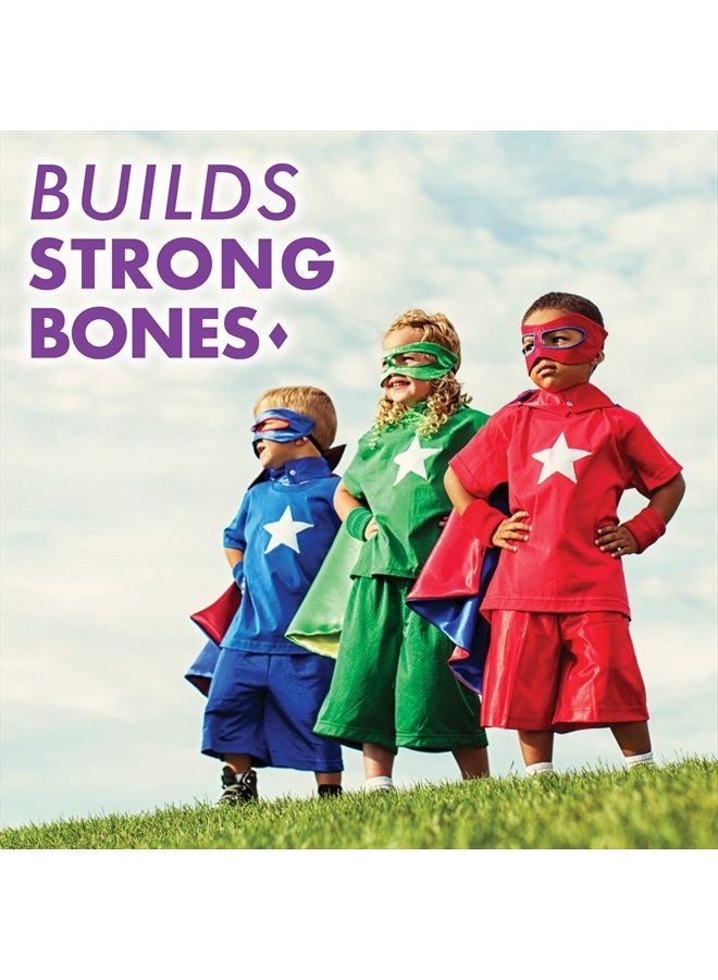 BlueBonnet Super Earth Rainforest Animalz Calcium Magnesium And Vitamin D3 Chews, Natural Vanilla Frosting, White, 90 Count - Image 2