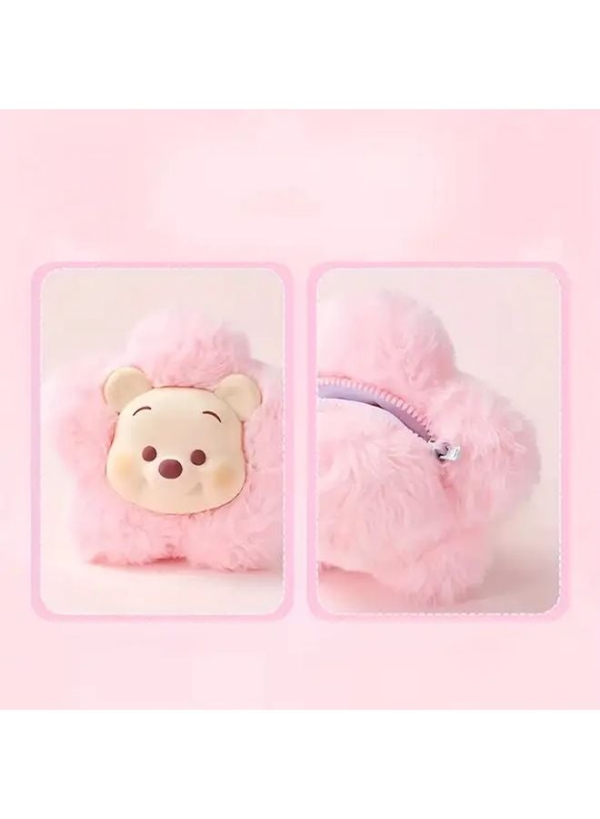 Disney Sakura Season Series Plush Headphone Case Winnie The Pooh Design - Image 3