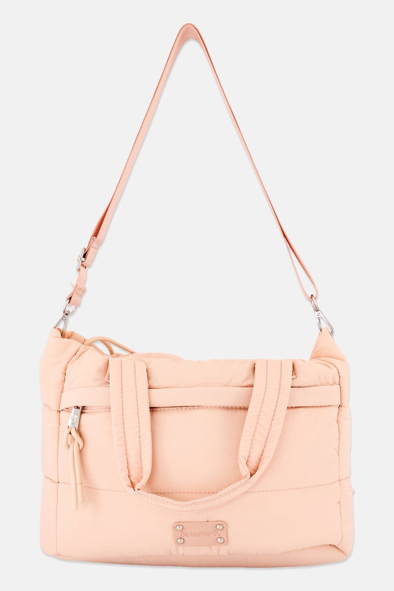 Bearpaw Women Brand Logo Tote Bag, Pink  - Image 1