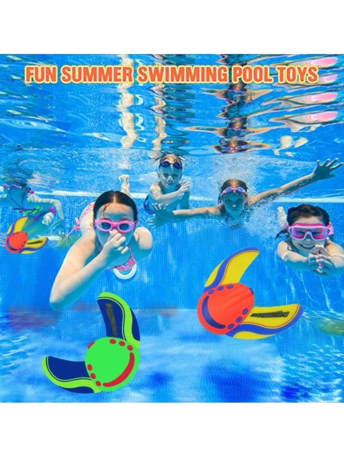 VUCATIN Underwater Stingray Glider with Adjustable Fins Travel Up to 50 Feet Self-Propelled Pool Rocket Travels Underwater Swimming Diving Pool Toys Fun Water Games for Kids School Gift (Green) - Image 4