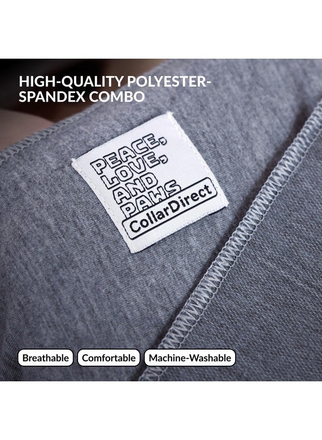 CollarDirect Dog Sling Carrier for Small Dogs - Anti-Anxiety Cat Sling, Puppy Pouch - Pet Sling in Gray Black Blue Green Pink Yellow (Gray, Standard) - Image 4