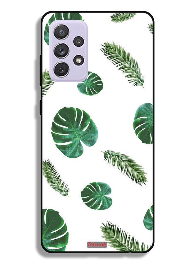 Tolwak Samsung Galaxy A72 5G Protective Case Cover Feathers Art - Image 1
