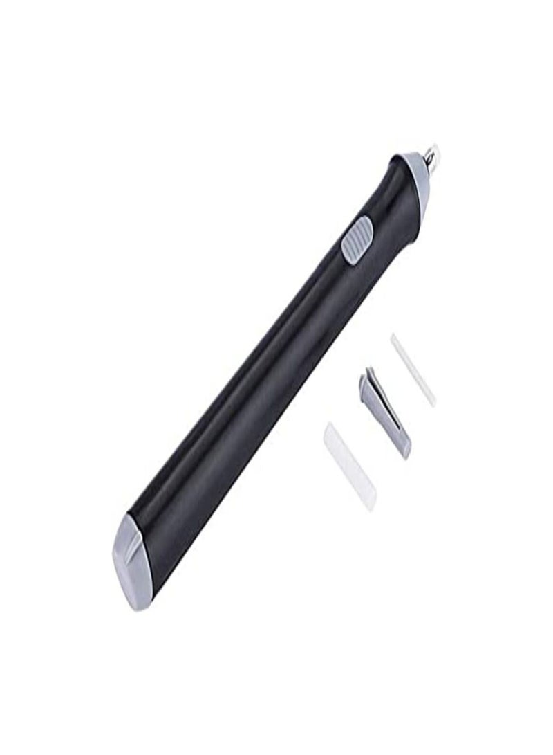 Walfront Electric Eraser Kit Automatic Pencil Eraser Battery Operated with 20 Eraser Refills Detailer Tool for Artists Sketching Pencils/Drafting Pencil/Graphite(Black) - Image 3