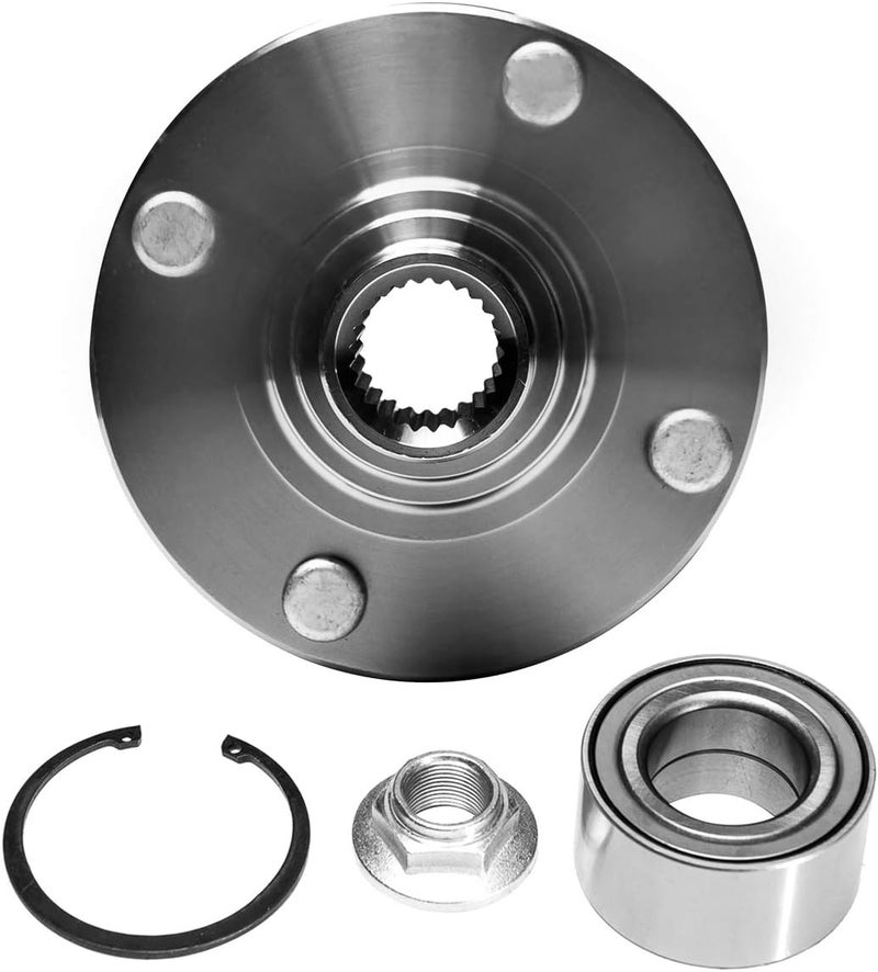 TUCAREST 518510 Front Wheel Bearings and Hub Repair Kit for 2000-2011 Ford Focus (Pair) - Image 4