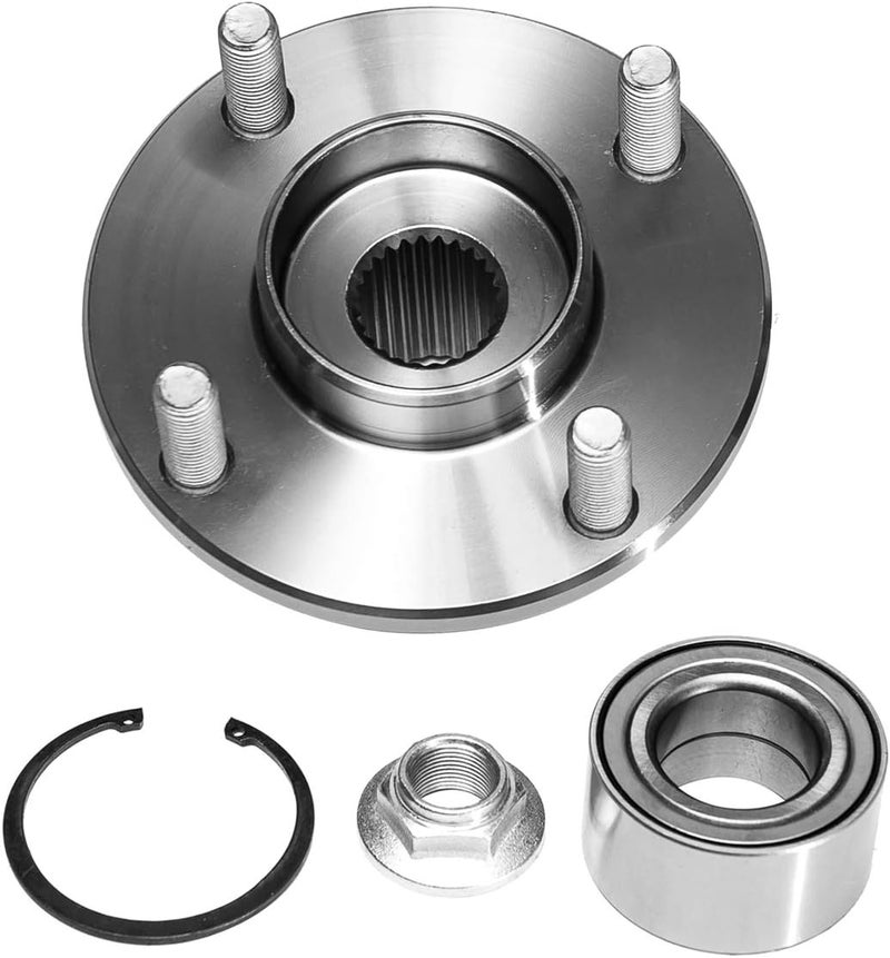 TUCAREST 518510 Front Wheel Bearings and Hub Repair Kit for 2000-2011 Ford Focus (Pair) - Image 5