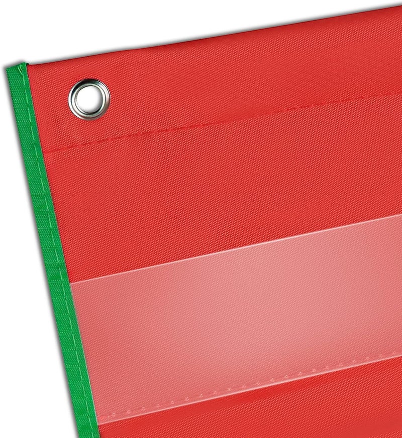 Eamay Standard Size Pocket Charts, Classroom Clear Pocket Chart Hanging Scheduling 10 Pockets for Home School Class, Ideal for Sight Words, Sentence Strips, Reading (43" x 28") (Colorful) - Image 4