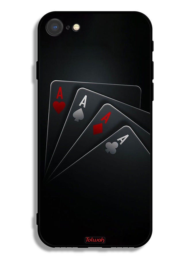 Tolwak Apple iPhone SE (2022) Protective Case Cards A  - Image 2