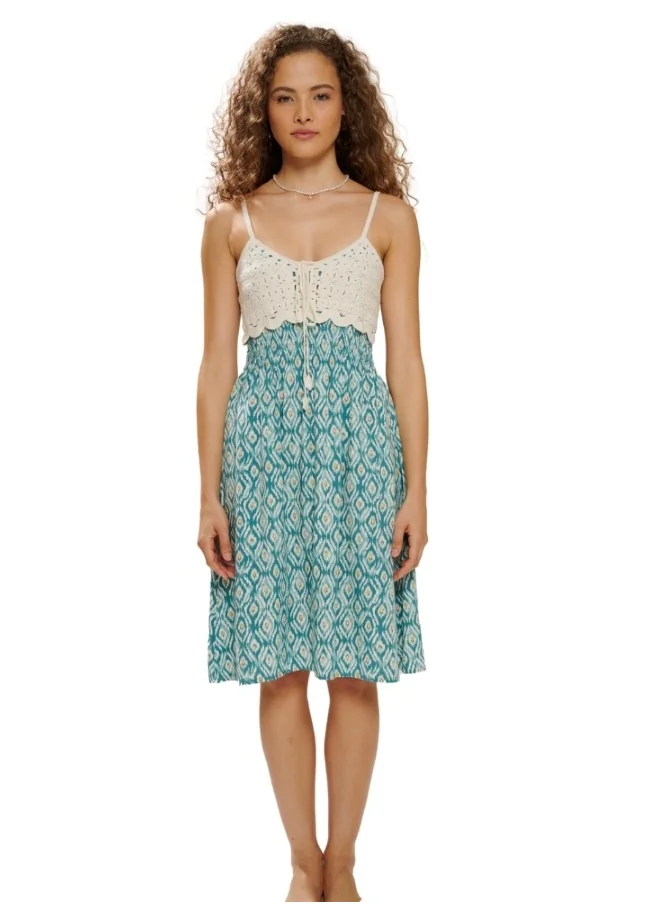 هايليز Dress - laurel green