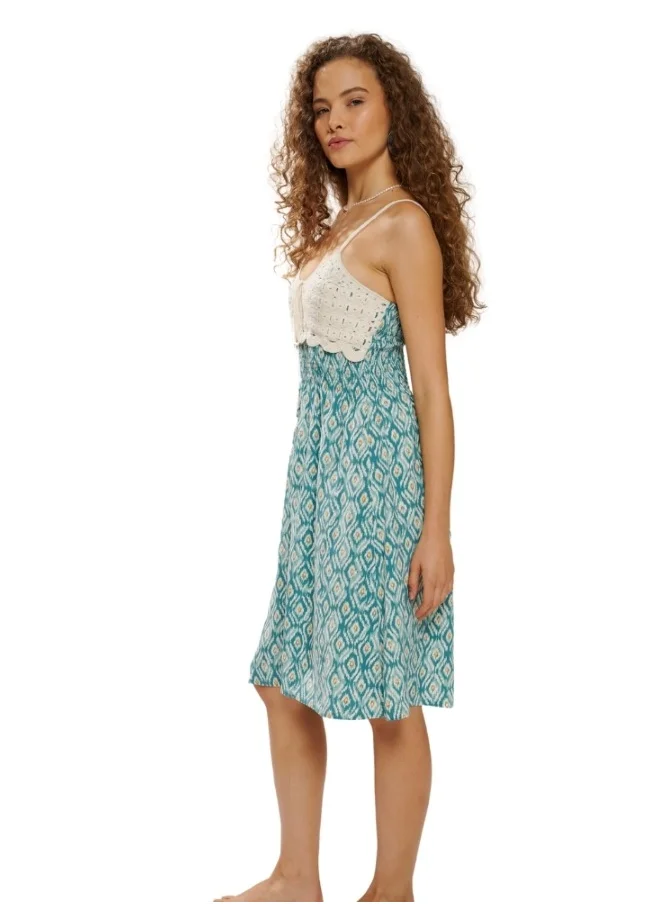 هايليز Dress - laurel green