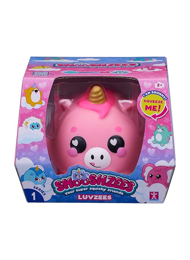 Smooshzees 4.5" Luvzees Unicorn (Zappy) - Image 1