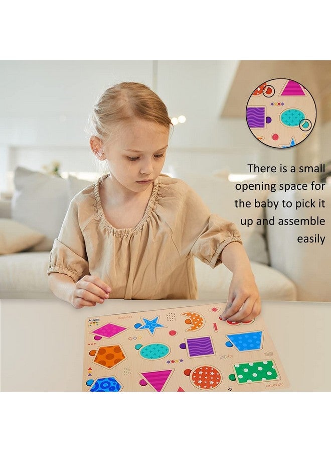 Webby Wooden Educational Colorful Alphabets, Counting Numbers, Fruits, Sea Animals, Public Transport and Shapes Puzzle for Preschool Kids - Set of 6 - Image 3